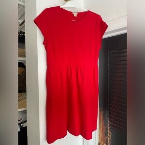 Candy Apple Red J Crew Dress Large